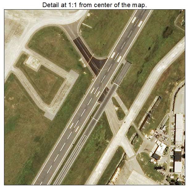 Pope AFB, North Carolina aerial imagery detail