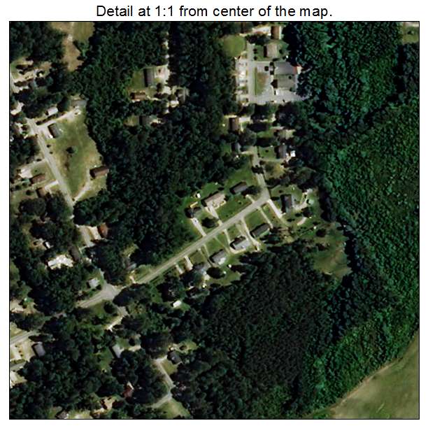 Princeville, North Carolina aerial imagery detail