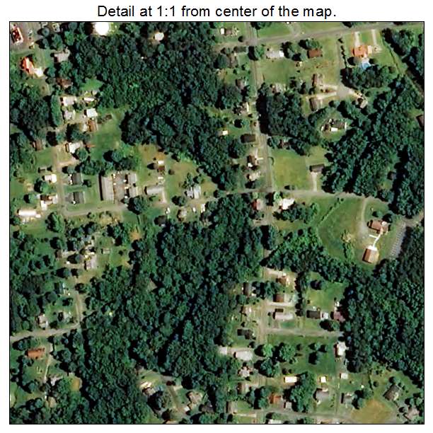 Ramseur, North Carolina aerial imagery detail