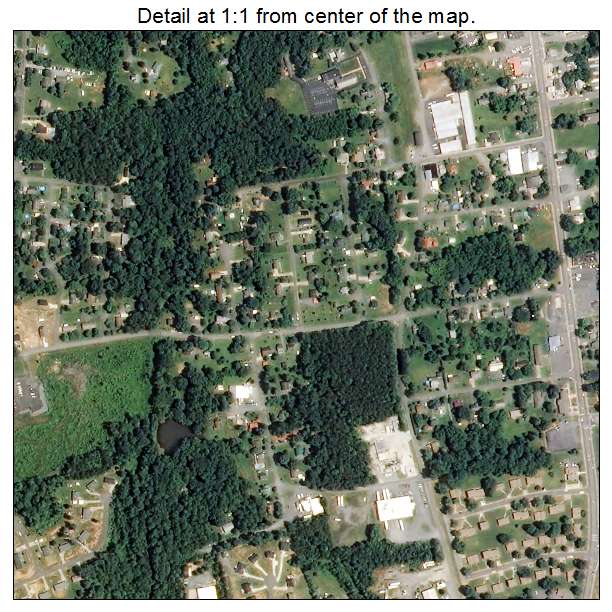 Randleman, North Carolina aerial imagery detail