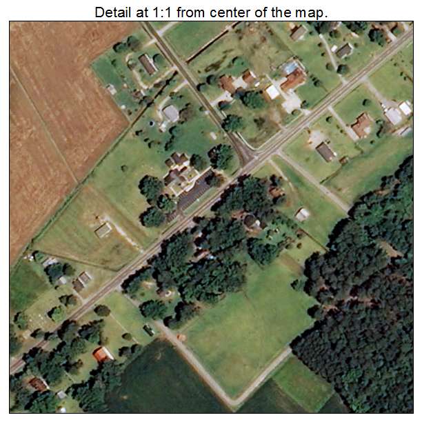 Raynham, North Carolina aerial imagery detail