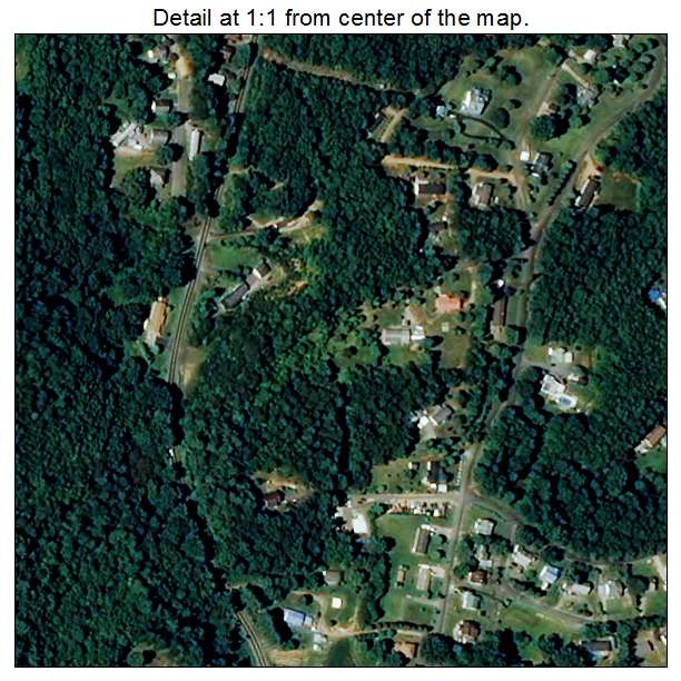 Rhodhiss, North Carolina aerial imagery detail