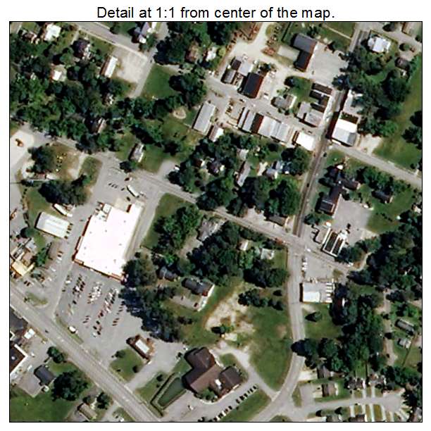 Richlands, North Carolina aerial imagery detail