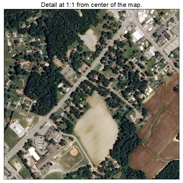 Rolesville, North Carolina aerial imagery detail
