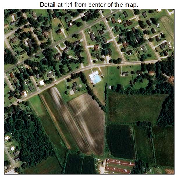 Rose Hill, North Carolina aerial imagery detail