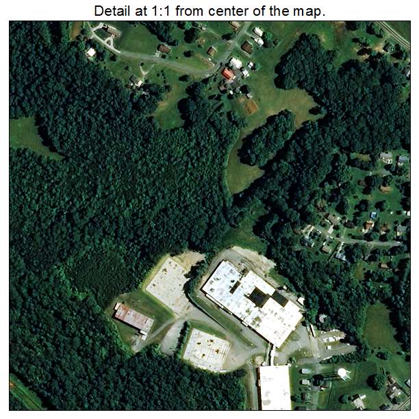 Salem, North Carolina aerial imagery detail