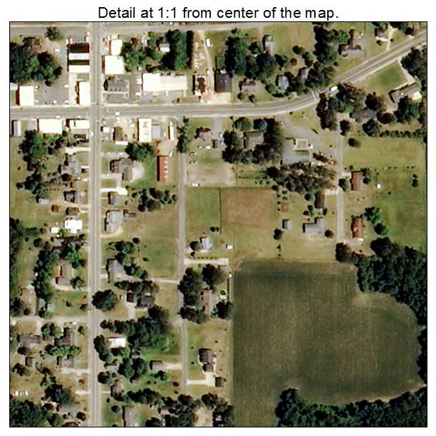 Salemburg, North Carolina aerial imagery detail