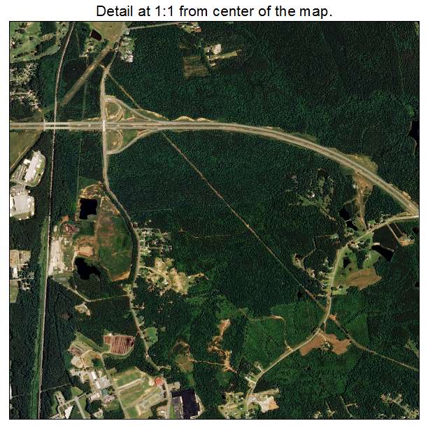 Sanford, North Carolina aerial imagery detail