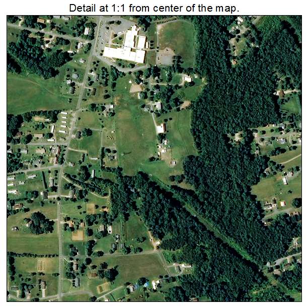 Sawmills, North Carolina aerial imagery detail