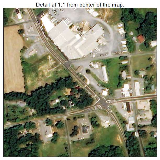 Seagrove, North Carolina aerial imagery detail