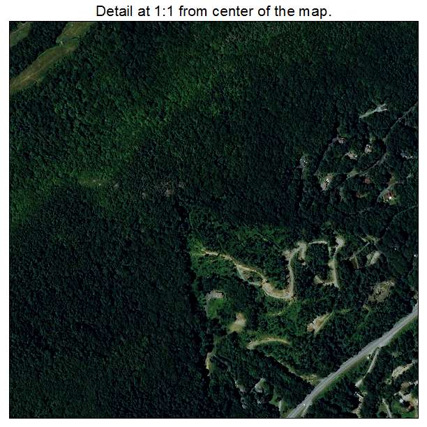 Seven Devils, North Carolina aerial imagery detail