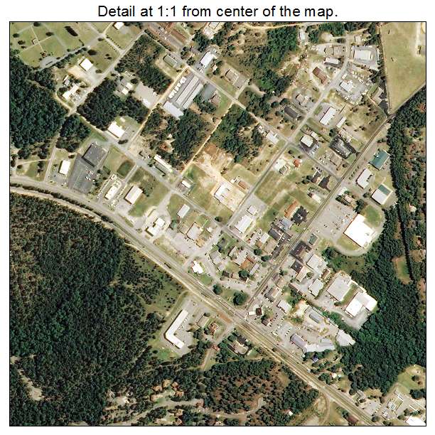 Seven Lakes, North Carolina aerial imagery detail