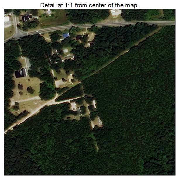 Seven Springs, North Carolina aerial imagery detail