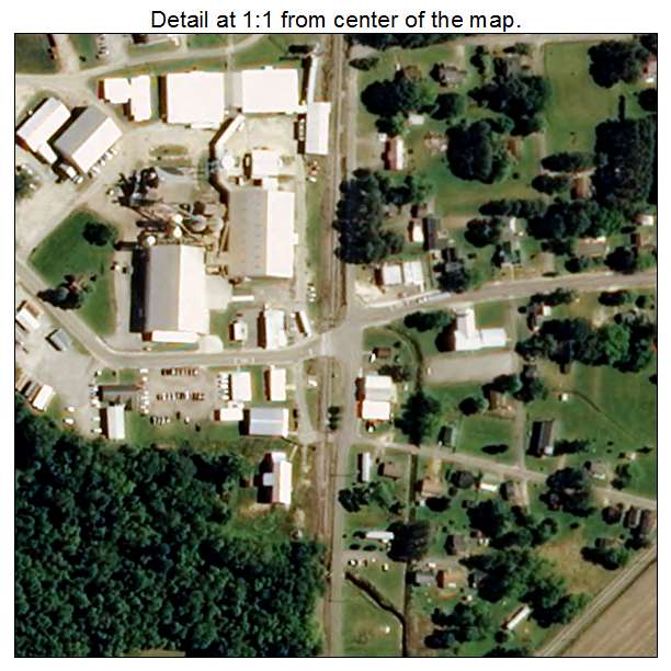 Severn, North Carolina aerial imagery detail