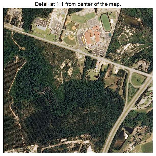 Shallotte, North Carolina aerial imagery detail