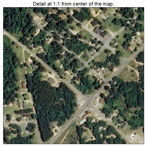 Silver City, North Carolina aerial imagery detail