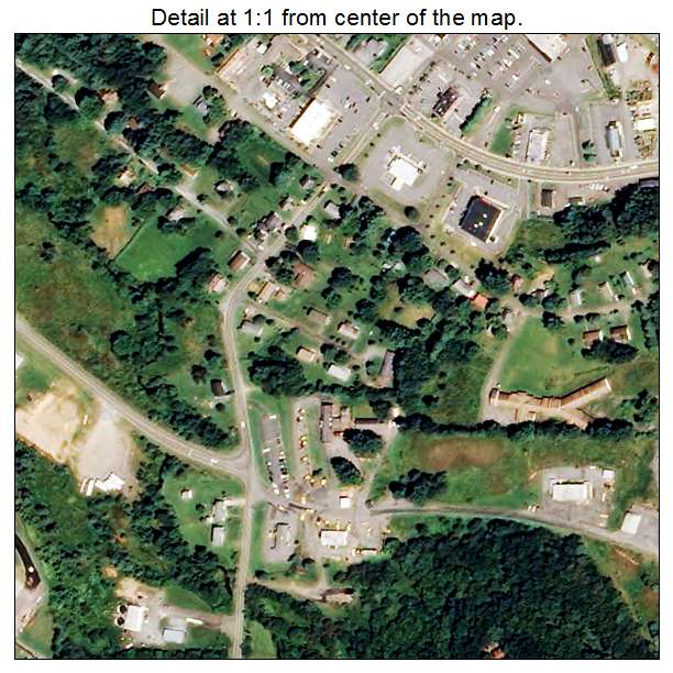 Sparta, North Carolina aerial imagery detail