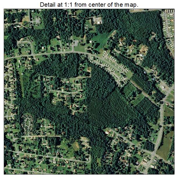 St Stephens, North Carolina aerial imagery detail