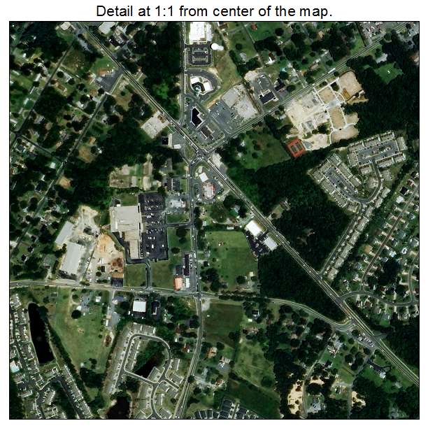 Stallings, North Carolina aerial imagery detail