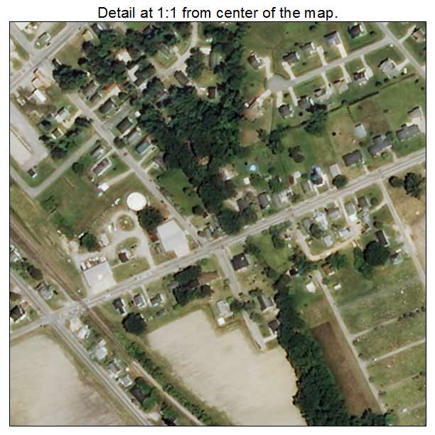 Stantonsburg, North Carolina aerial imagery detail