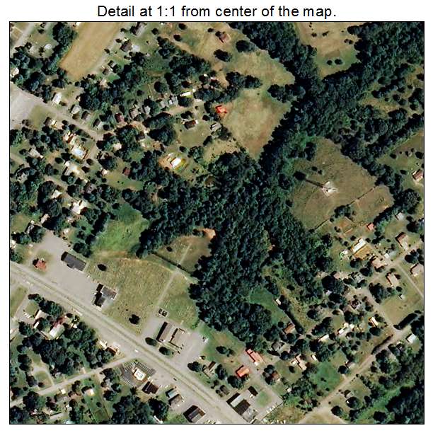 Stony Point, North Carolina aerial imagery detail