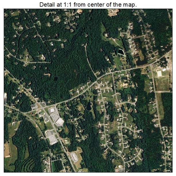 Summerfield, North Carolina aerial imagery detail