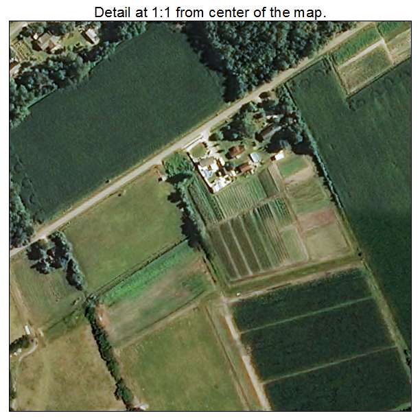 Varnamtown, North Carolina aerial imagery detail