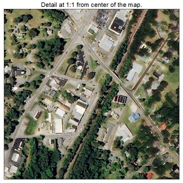 Vass, North Carolina aerial imagery detail