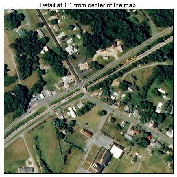 Waco, North Carolina aerial imagery detail