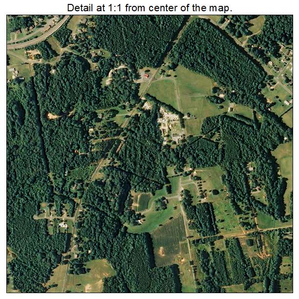Walkertown, North Carolina aerial imagery detail
