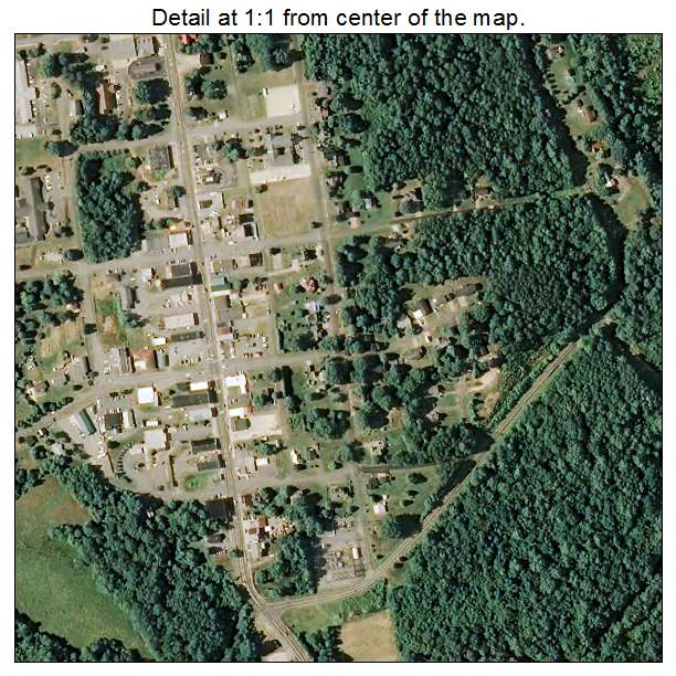 Walnut Cove, North Carolina aerial imagery detail