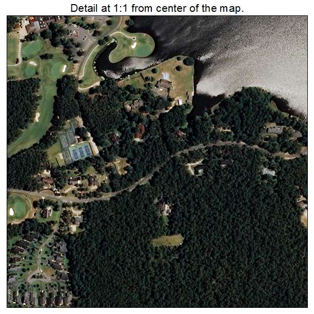 Walnut Creek, North Carolina aerial imagery detail