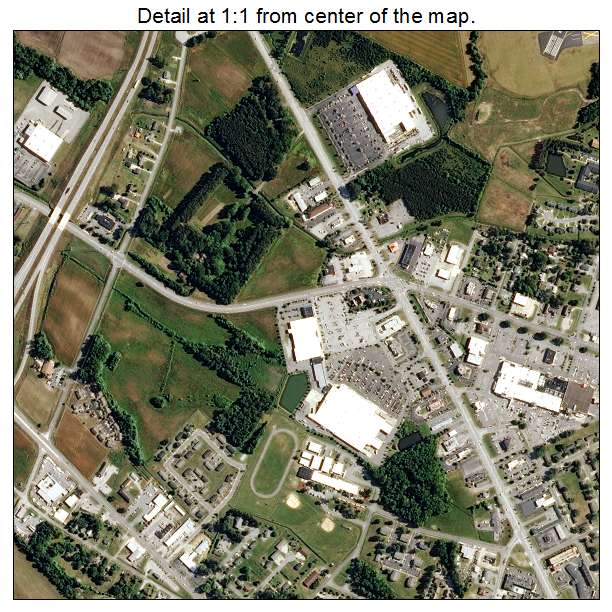 Washington, North Carolina aerial imagery detail