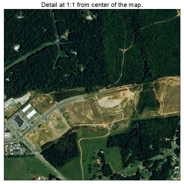 Waxhaw, North Carolina aerial imagery detail