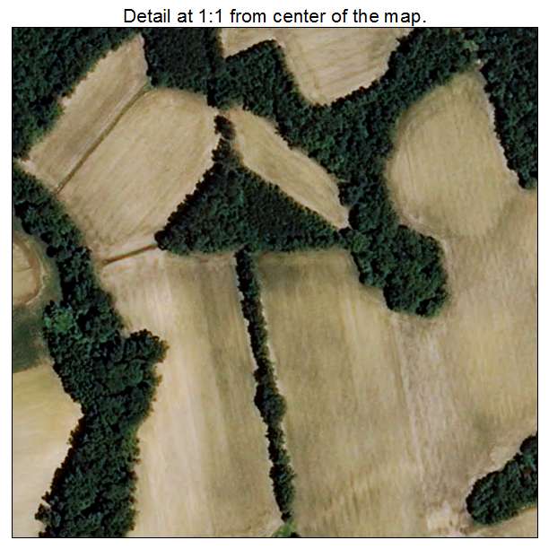 West Smithfield, North Carolina aerial imagery detail