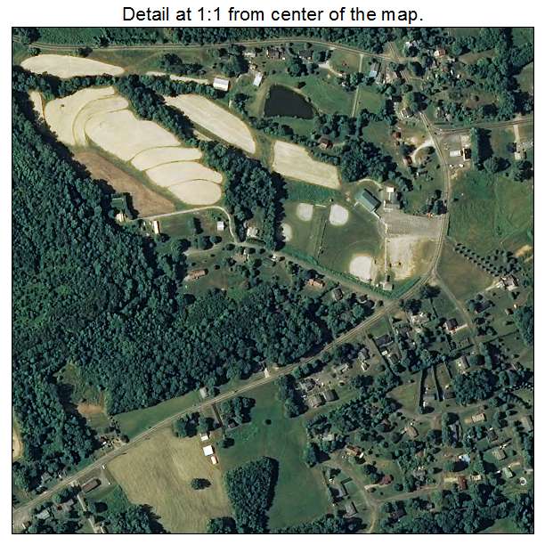 White Plains, North Carolina aerial imagery detail