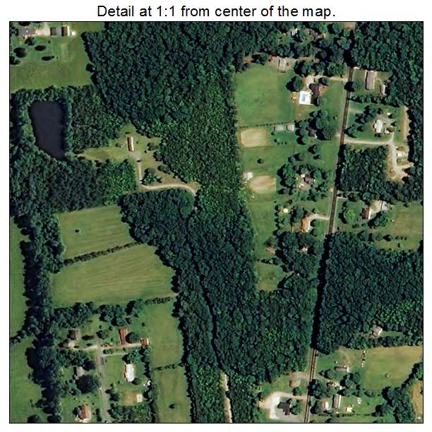 Whitsett, North Carolina aerial imagery detail