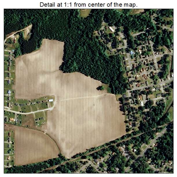 Williamston, North Carolina aerial imagery detail