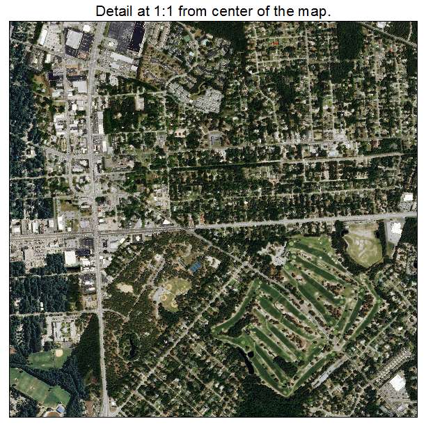 Wilmington, North Carolina aerial imagery detail