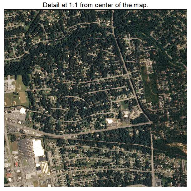 Wilson, North Carolina aerial imagery detail
