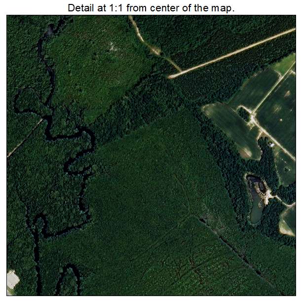 Aerial Photography Map of Windsor, NC North Carolina