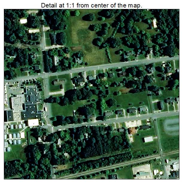 Wingate, North Carolina aerial imagery detail