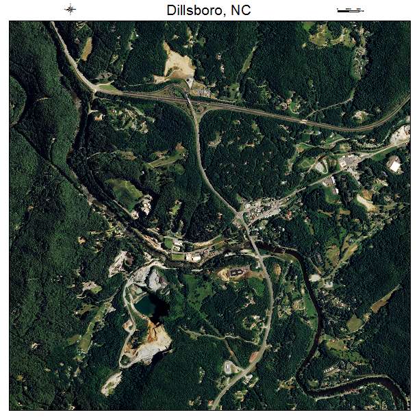 Dillsboro, NC air photo map