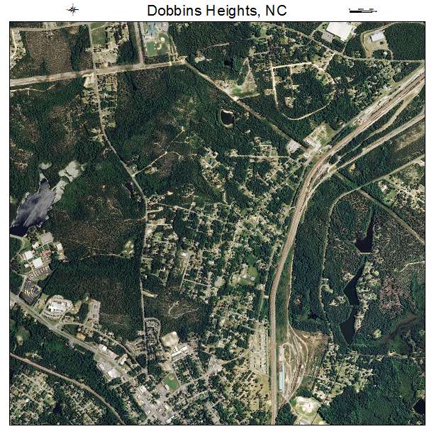 Dobbins Heights, NC air photo map