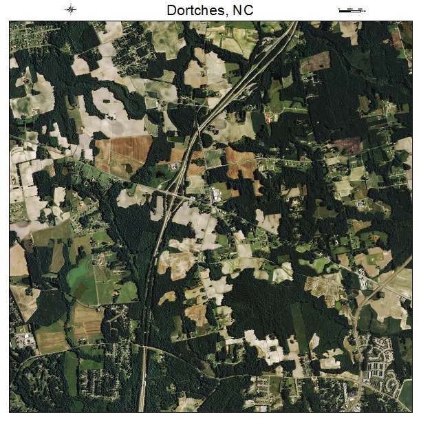 Dortches, NC air photo map