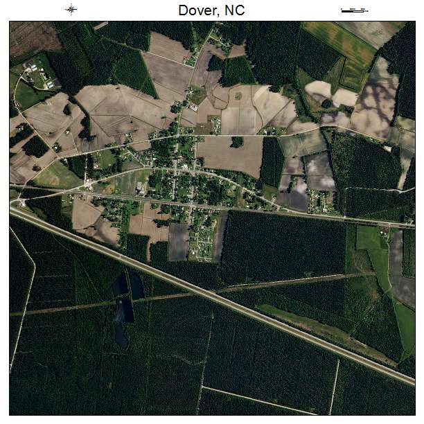 Dover, NC air photo map
