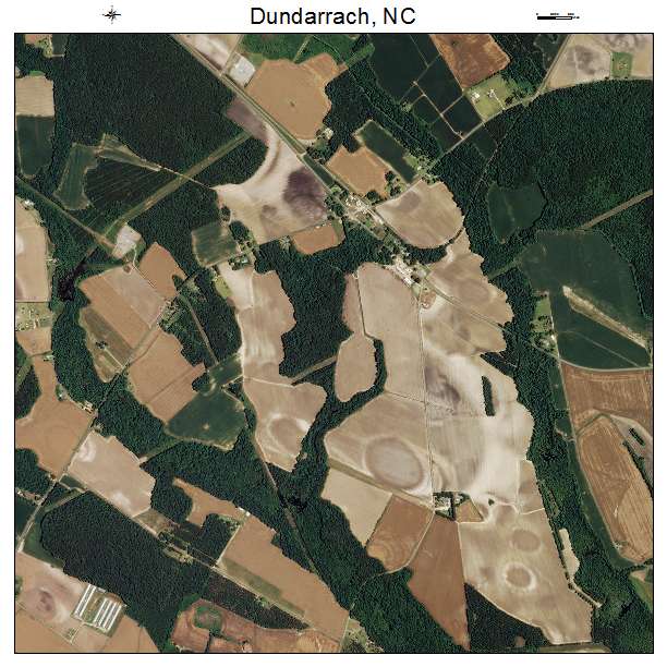 Dundarrach, NC air photo map