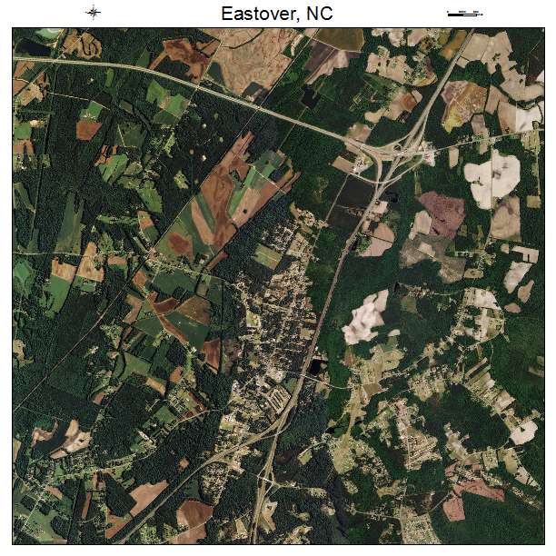Eastover, NC air photo map