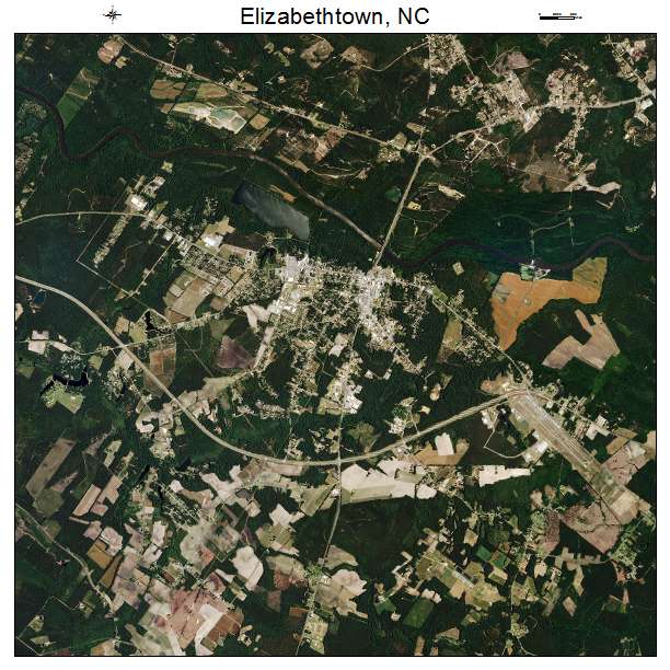 Elizabethtown, NC air photo map