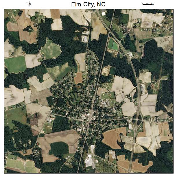 Elm City, NC air photo map